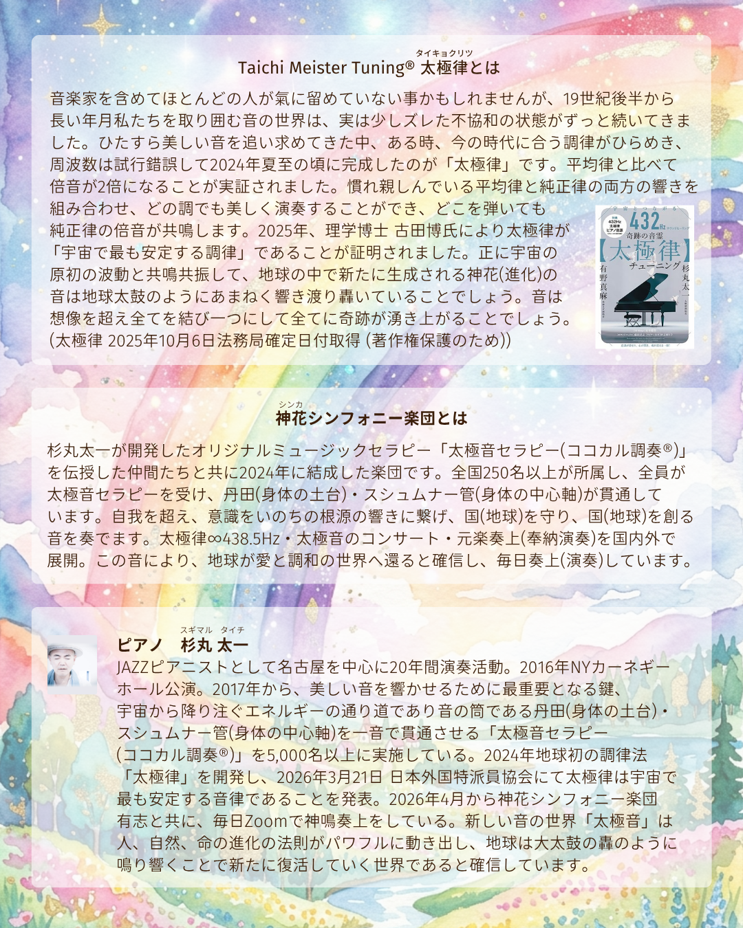 神花元楽奏上コンサート 出演者紹介